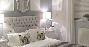 Beautiful Grey Upholstered Bed Decor Color Schemes_23 | Grey .