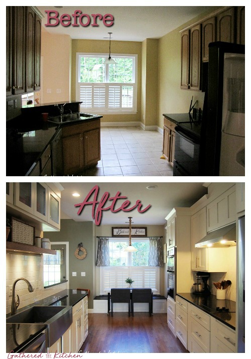 Kitchen Renovation: Before & After for Under $7,000 - Gathered In .