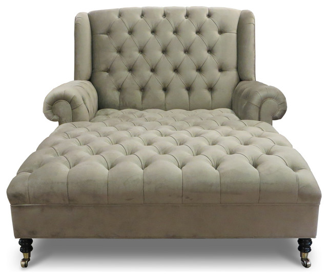 Smith Chaise - Traditional - Indoor Chaise Lounge Chairs - by .