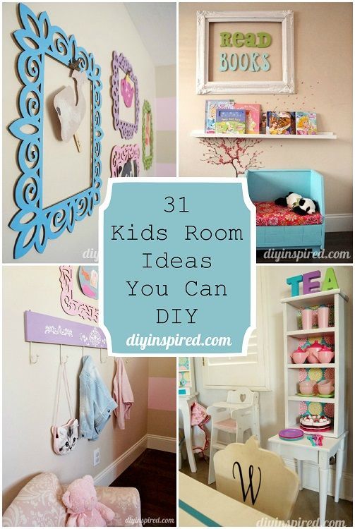 31 Kids Room Ideas You Can DIY | Kids room, Room dec