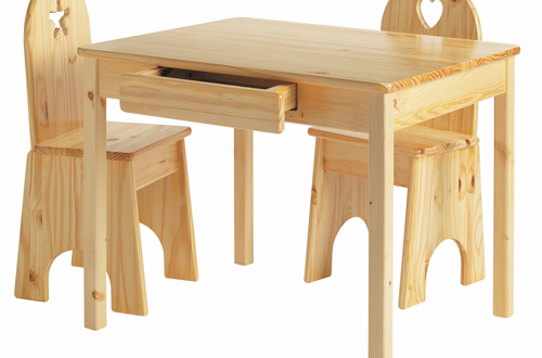 Kids Wooden Table And Chairs Set – lanzhome.com