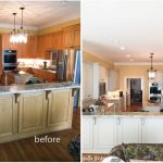 Painted Cabinets Nashville TN Before and After Phot