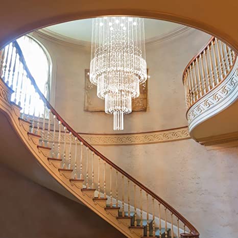 Moooni Large Modern Luxury Crystal Chandelier Lighting Grand Foyer .