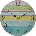 Amazon.com: Old Oak 16-Inch Large Beach Wall Clock Decorative .