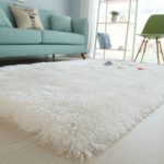 Long Pile Snow White Shag Large Area Rug from Amazing Rugs .