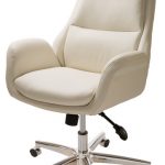 Cream Leather Office Chair - Contemporary - Office Chairs - by .