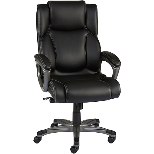 Shop Staples for Staples Washburn Bonded Leather Office Chair, Bla