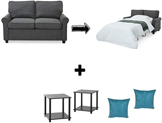 Amazon.com: Alex's New Sofa Sleeper Convertible Couch loveseat .