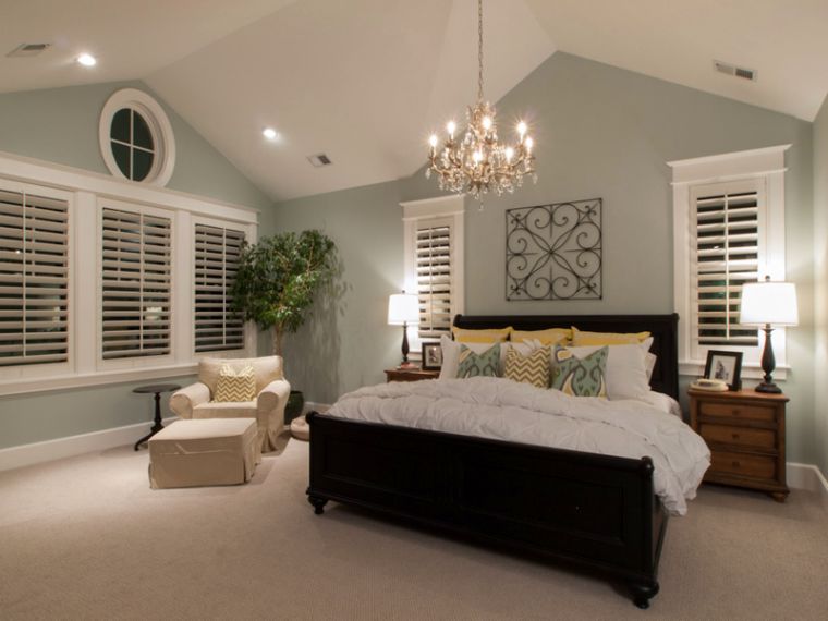 16 Most Fabulous Vaulted Ceiling Decorating Ideas, Master Bedroom .