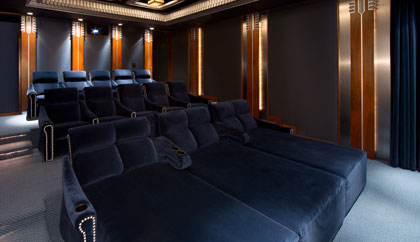 Media Room Furniture | Theater Sectional | Theater Sofa Seati