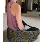 Seat Sling, Back Support, Yoga, Meditation Seat, Seat to Go .