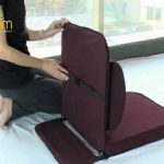 Relaxing Buddha : Meditation Chair with detachable wide back .