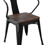Black Metal Dining Chairs amazon.com – loft black - Home Decor Ide