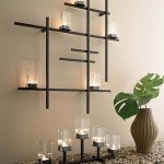 Modern Grid Candle Sconce | Modern apartment decor, Decor, Home dec