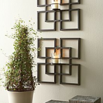 tealight wall sconces (With images) | Decor, Iron decor, Exterior .
