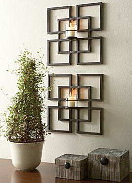 tealight wall sconces (With images) | Decor, Iron decor, Exterior .