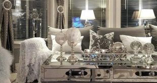 Mirrored Glass Living Room Furniture | Glam living room, Living .