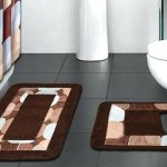 aqua bathroom rugs (Dengan gamba