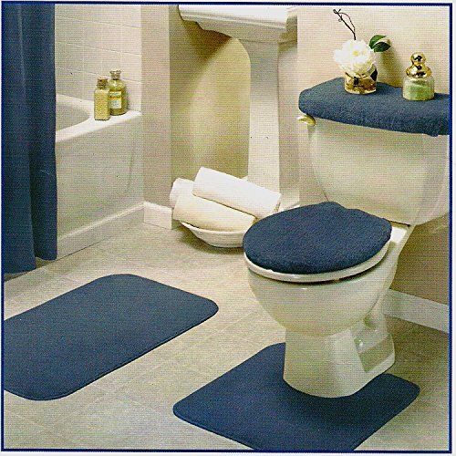 Modern 4 Piece Bathroom Rug Set | Rugs | Bathroom rug sets .