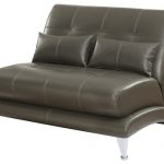 Furniture of America Calidris Contemporary Faux Leather Loveseat .