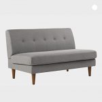 Amazon.com: Mellow METTE Modern Armless Loveseat/Sofa/Couch .
