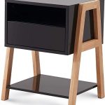 Amazon.com: TaoHFE Bedroom End Table with Large Storage Drawer .