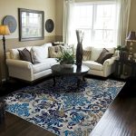 Amazon.com: Modern Distressed Area Rugs for Living Room 5x7 Blue .