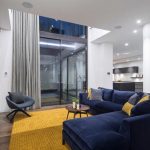 75 Inspiring Blue Living Room Photos | Shutterf