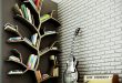 Modern Bookshelves Design with Tree Branch Collections | HomeMydesi