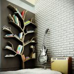 Modern Bookshelves Design with Tree Branch Collections | HomeMydesi