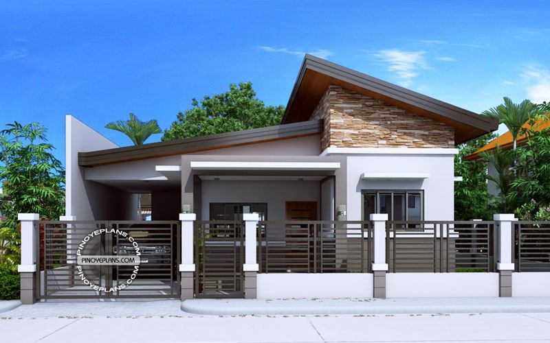 Small house floor plan - Jerica | Modern bungalow house, Bungalow .