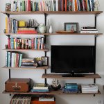 How To: Make a Modern-Industrial DIY Mounted Shelving Unit | Small .
