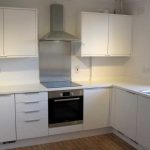 An Innova Carrera Painted White Modern kitchen | Diy kitchen .