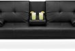 Amazon.com: Best Choice Products Faux Leather Modern Convertible .