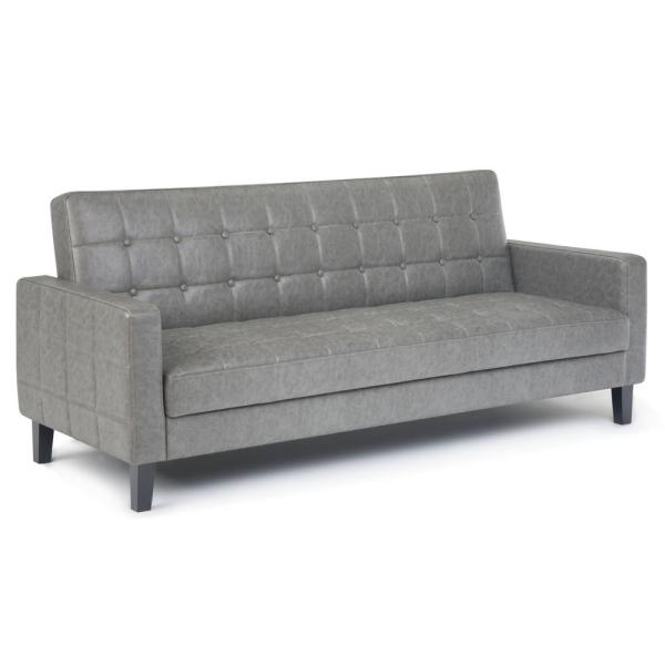 Simpli Home Acton Contemporary 79 in. x 32 in. x 34 in. Sofa Bed .
