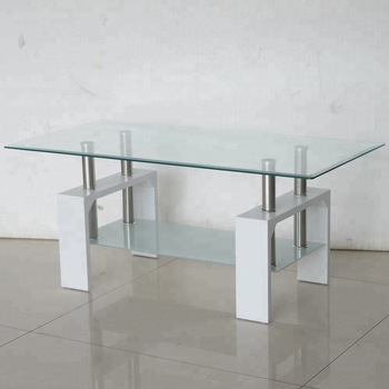 Living Room Furniture Modern Glass Top Wooden Center Table Tea .