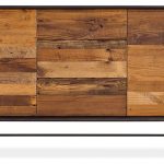 McKean Storage Cabinets in Reclaimed Wood - - Modern Living Room .