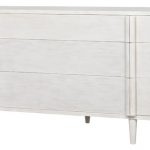 72" Long Dresser Solid Mahogany Wood 9 Drawers White Wash Modern .