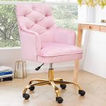 Amazon.com: OVIOS Cute Desk Chair,Plush Velvet Office Chair for .
