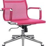 Amazon.com: Ergonomic Mesh Office Chair with Armrest, Pink .