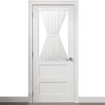 Amazon.com: Zceconce Off White Linen Semi Sheer Modern French Door .