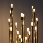 Buy Gold-Colored Modern Tree Lamp - Decorative Floor Lamp .