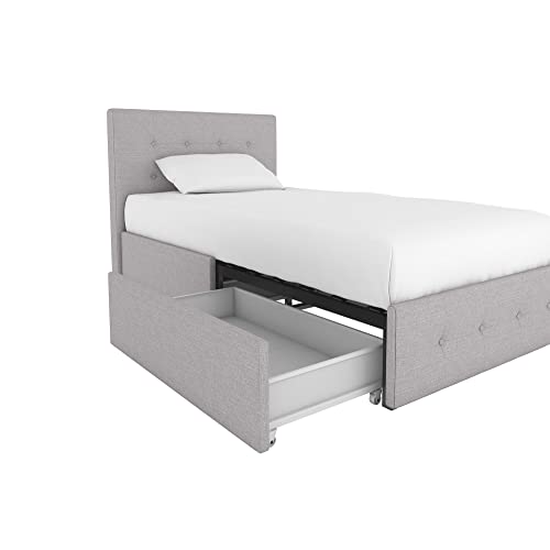 Modern Twin Bed with Storage: Amazon.c
