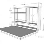 Modern Wall Mounted Fold Down Desk Plans - Really Inspiring Desi