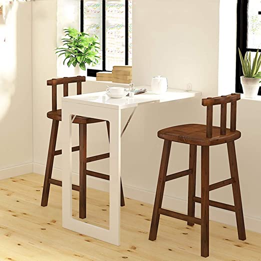 Amazon.com: Folding Dining Table Wall-Mounted Fold Up Table for .