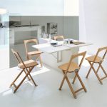 Calligaris Quadro Wall-mounted drop-leaf table - Modern - Dining .