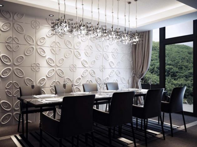 17 Fabulous Dining Room Designs With Modern Wallpap
