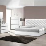 Modern 4Pc Bedroom Set East. King Size Seville Bed Furniture White .