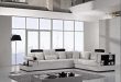 Amazon.com: Vig Furniture T117 Modern White Leather Sectional Sofa .