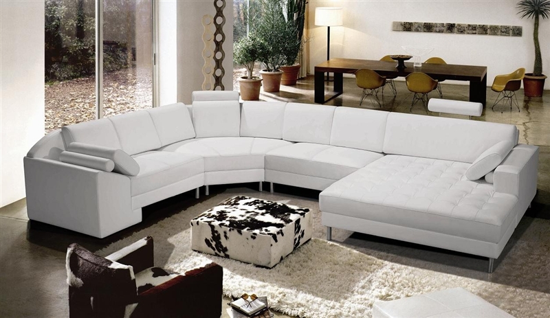 Modern White Sectional Sofa TOS-LF-22